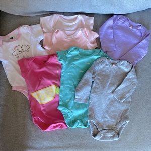 0-3m Bodysuit Bundle